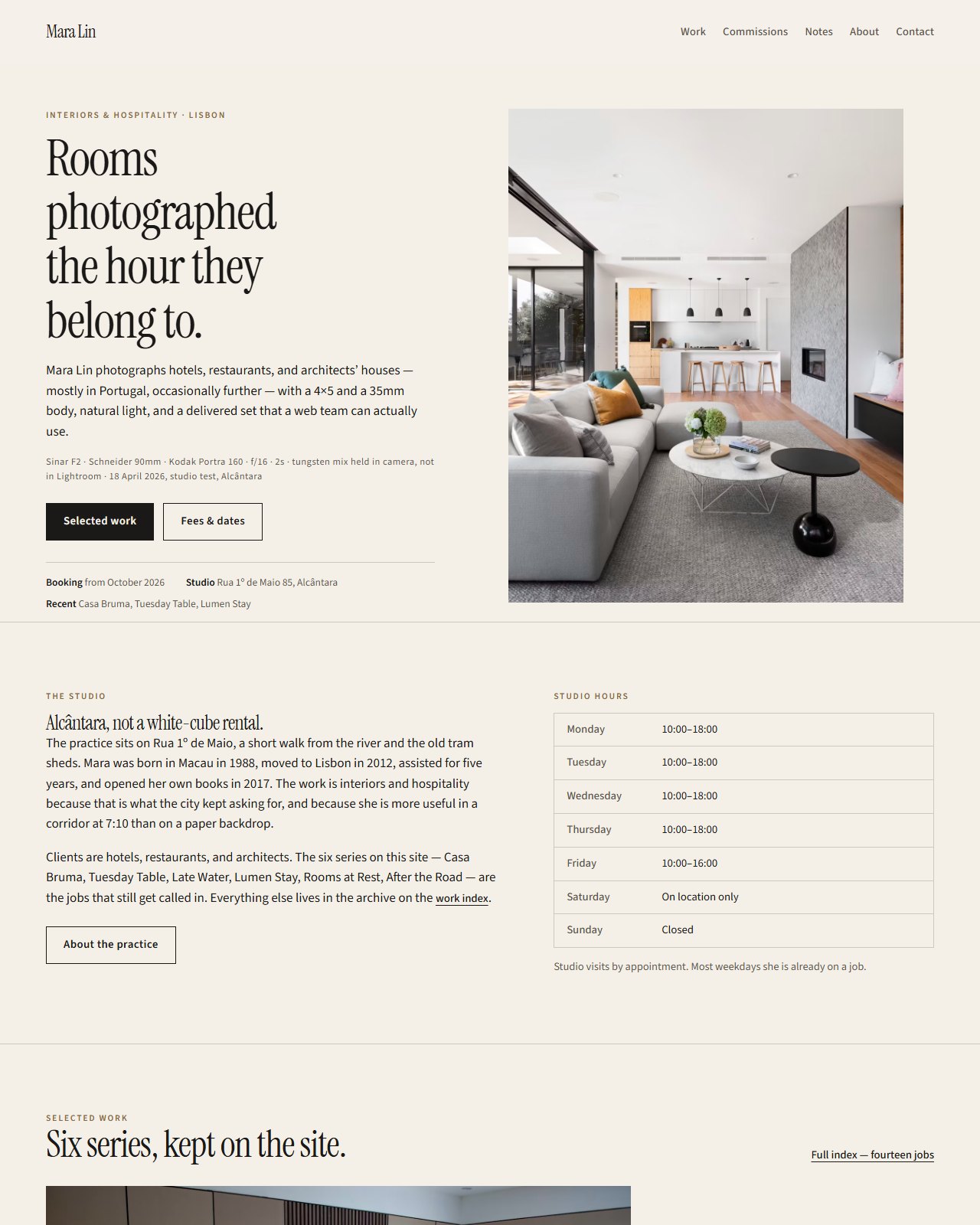 Mara Lin — Portfolio · Lisbon